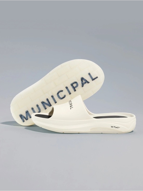 Municipal Shoes - Municipal Podium Slides Cream
